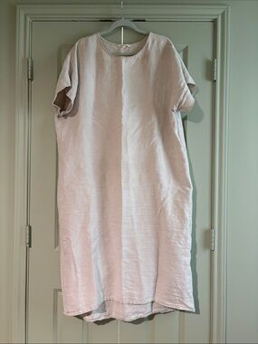Elizabeth Suzann Georgia Midi mid weight Linen Dress